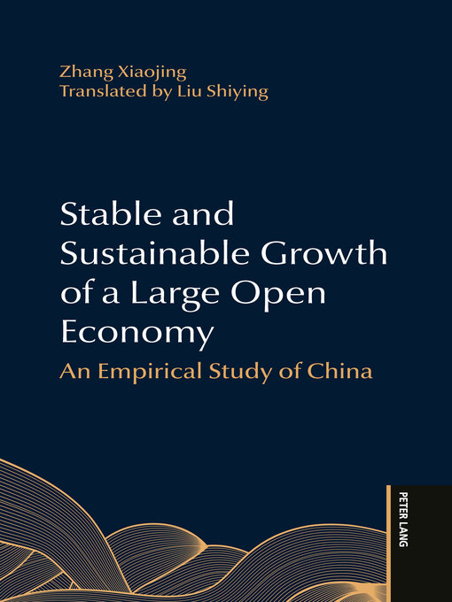 Cover image for Stable and Sustainable Growth of a Large Open Economy